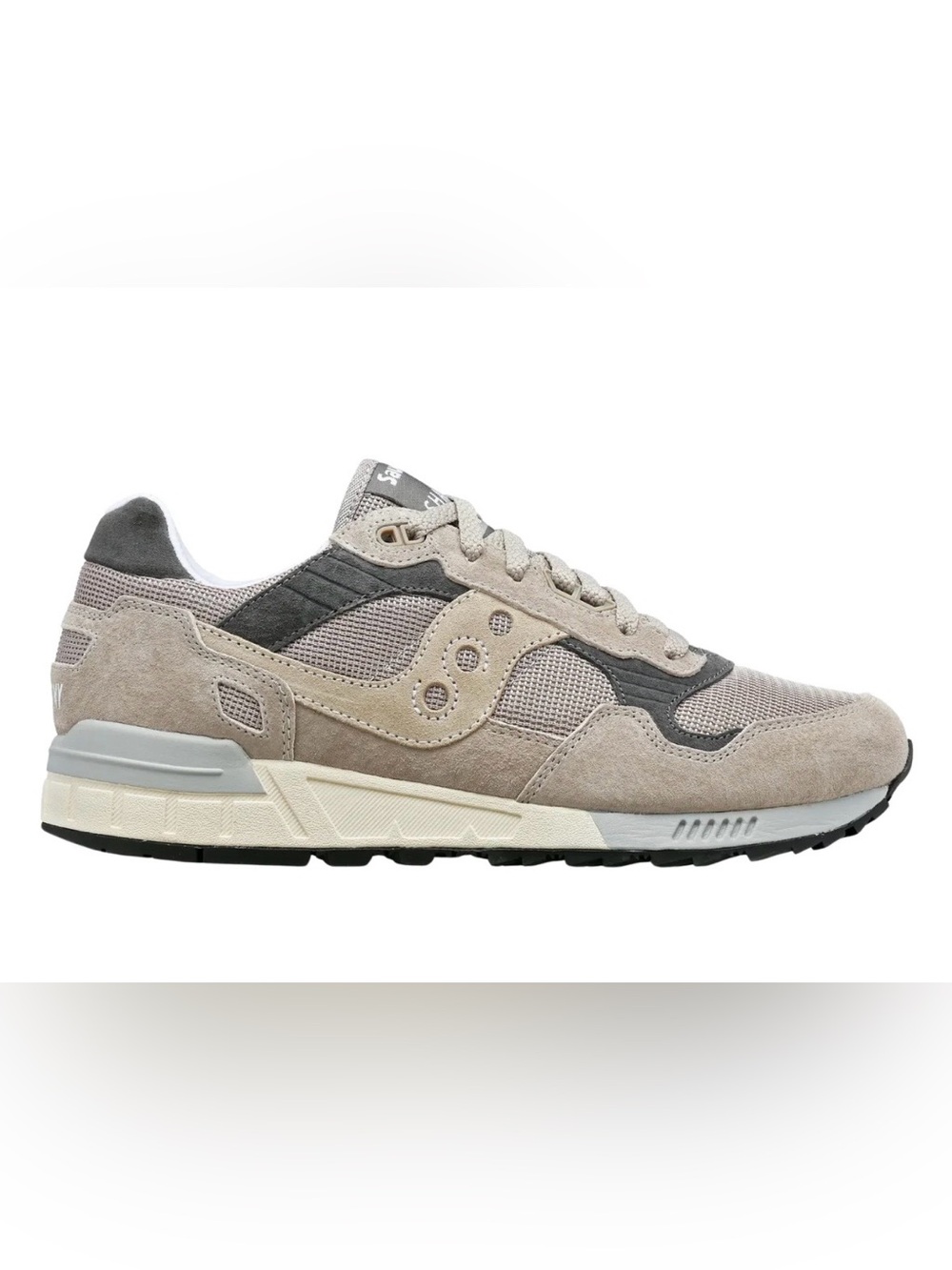 Saucony shadow 5000 Beige and Gray Suede Mesh Runner